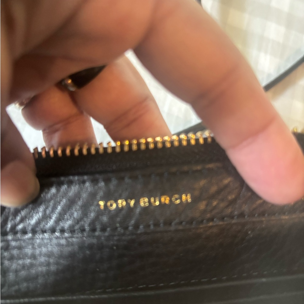 Tory Burch Black and Gold Crossbody Bag - Picture 6 of 9